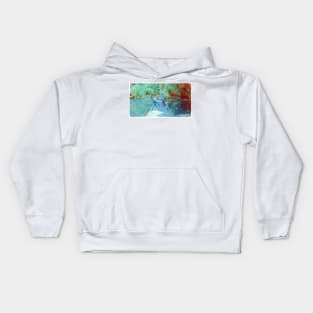 Pushing the Boy off the Bridge Kids Hoodie